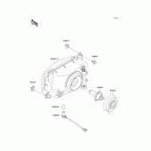 Схема вузла: Headlight(s) для Kawasaki EX500 EX500