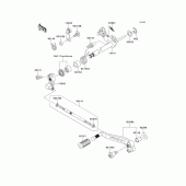 Схема узла: Переключатель передач для Kawasaki ZR800 Z800