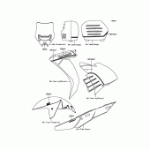 Схема вузла: Decals(Black) для Kawasaki ZG1400 1400GTR ABS