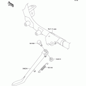 Схема вузла: Stand(s) для Kawasaki VN1500 VN1500 Classic FI