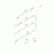 Схема узла: Cable для Kawasaki ZX750 Ninja ZX-7