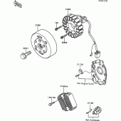 Схема вузла: Генератор для Kawasaki ZX600 GPX600R