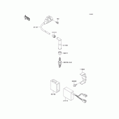 Схема вузла: Система запалювання для Kawasaki KLX300R