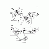 Схема вузла: Поворотники для Kawasaki ZG1400 Concours 14 ABS