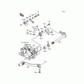 Схема вузла: Перемикач передач для Kawasaki KX450 KX450F