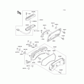 Схема вузла: Taillight(s) для Kawasaki EL250 Eliminator 250
