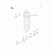 Схема узла: Подвеска для Kawasaki KLE250 Anhelo