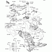 Схема вузла: Fuel tank(1/2) для Kawasaki ZG1400 1400GTR ABS