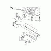 Схема вузла: Перемикач передач для Kawasaki ZR750 ZR-7S