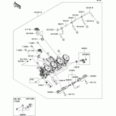 Схема вузла: Throttle для Kawasaki ZR1000 Z1000 ABS