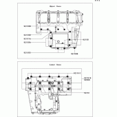 Схема узла: Болты картера двигателя для Kawasaki ZR750 Z750S