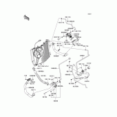 Схема узла: Труба водная для Kawasaki ZX1400 Ninja ZX-14