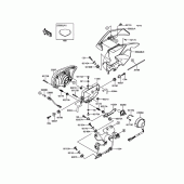 Схема вузла: Headlight(s) для Kawasaki KLX250 KLX250