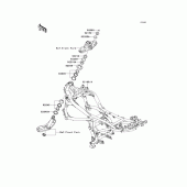 Схема вузла: Рама для Kawasaki KLE650 Versys 650