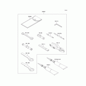 Схема вузла: Owners tools(m7f-m9f) для Kawasaki ZR750 Z750 ABS