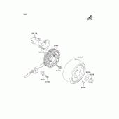 Схема узла: Генератор для Kawasaki KLX400 KLX400R