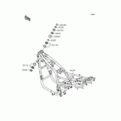 Схема узла: Рама для Kawasaki ZR750 ZR-7S