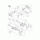 Схема узла: Поворотники для Kawasaki ZX600 Ninja ZX-6