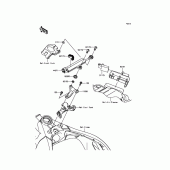Схема вузла: Steering Damper для Kawasaki ZX1000 Ninja ZX-10R ABS