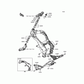 Схема вузла: Рама для Kawasaki ZR1000 Z1000