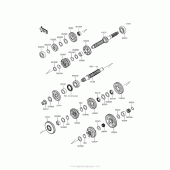 Схема вузла: Трансмісія для Kawasaki ZX1400 Ninja ZX-14R ABS