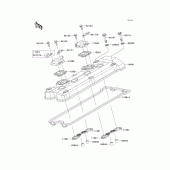 Схема вузла: Клапанна кришка Kawasaki ZR1000 Z1000