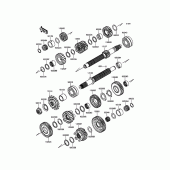 Схема вузла: Трансмісія для Kawasaki ZR800 Z800 ABS