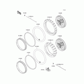 Схема вузла: Шина для Kawasaki KX100