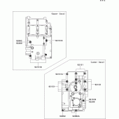 Схема узла: Болты картера двигателя для Kawasaki EX250 Ninja 250R