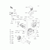 Схема вузла: Повітряний фільтр Kawasaki KLX250 KLX250S