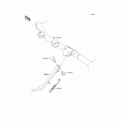 Схема вузла: Stand(s) для Kawasaki VN1700 VN1700 Classic Tourer ABS
