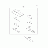 Схема вузла: Owners tools для Kawasaki KLX125 KLX125