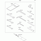 Схема узла: Owner`s tools для Kawasaki ZX1000 Ninja 1000 ABS