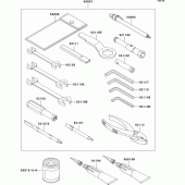 Схема вузла: Owner`s tools для Kawasaki ZX1200 Ninja ZX-12R