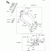 Схема вузла: Рама для Kawasaki ZX750 Ninja ZX-7R