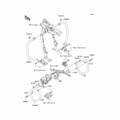 Схема вузла: Engine low cover assy zincated для Kawasaki VN1600 Vulcan 1600 Nomad