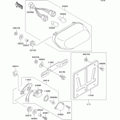Схема вузла: Taillight(s) для Kawasaki ZX1100 ZZ-R1100