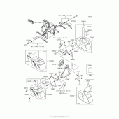 Схема вузла: Кофри для Kawasaki VN900 Vulcan 900 Classic LT