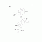 Схема вузла: Meter(s) для Kawasaki KLX300R