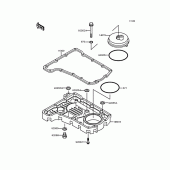Схема вузла: Масляний піддон для Kawasaki ZR750 Zephyr