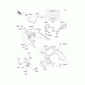 Схема узла: Облицовочные элементы для Kawasaki EX250 ZZR250