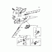 Схема вузла: Кермо для Kawasaki KLE250 Versys-X 250 ABS