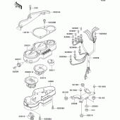 Схема вузла: Meter(s) для Kawasaki ZX750 Ninja ZX-7RR
