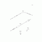 Схема узла: Cable для Kawasaki KX250/ KX252 KX250