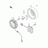 Схема вузла: Генератор для Kawasaki ZR400 ZRX-II