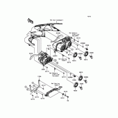 Схема вузла: Headlight(s) до Kawasaki ZX1400 ZZR1400 ABS