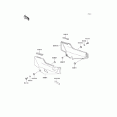 Схема узла: Side covers для Kawasaki ZG1000 Concours