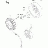 Схема узла: Генератор для Kawasaki ZX600 ZZ-R600