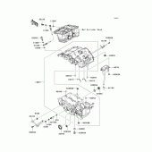 Схема узла: Картер двигателя для Kawasaki EX250 Ninja 250