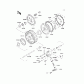 Схема вузла: Зчеплення для Kawasaki EJ650 W650